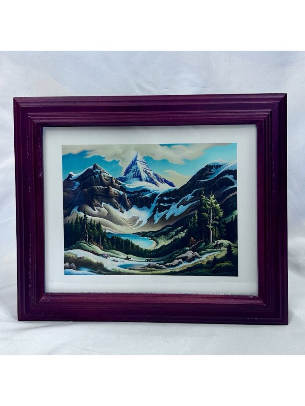 "Trail Riders" by Thomas Hart Benton Rocky Mountain Framed Print 12” X 10”
